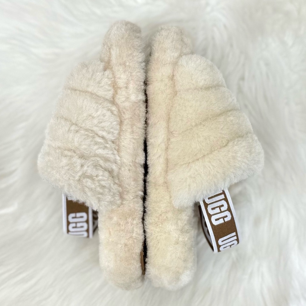 UGG Girls' Fluff Yeah Slides [KS143] - Picture 4 of 10